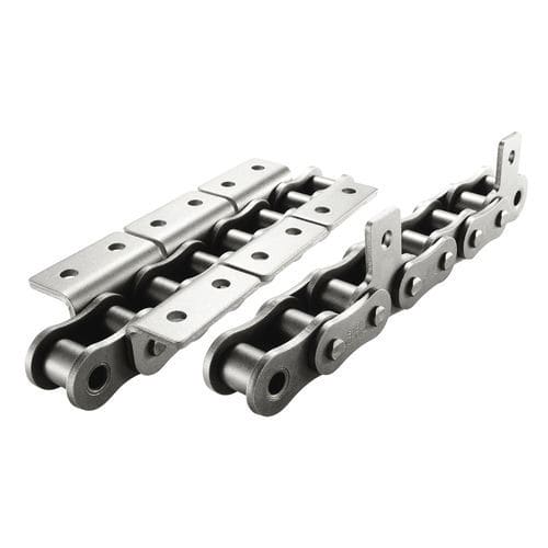 Cadena con fijación - ATT - Sugiyama Chain Co., Ltd. - de transmisión / de acero / de rodillos