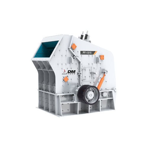 Machacadora de impacto - PF series - Shanghai Dongmeng Road and Bridge Machinery Co., Ltd - estacionaria / para la producción de arena / compacta