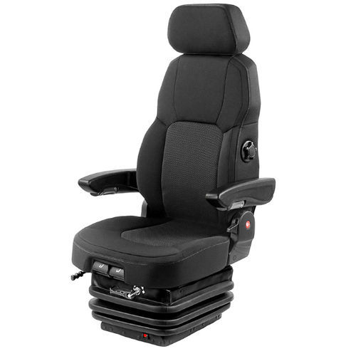 Asiento con suspensión - MGV120/C8 Pro - UNITEDSEATS - para máquina de obras públicas