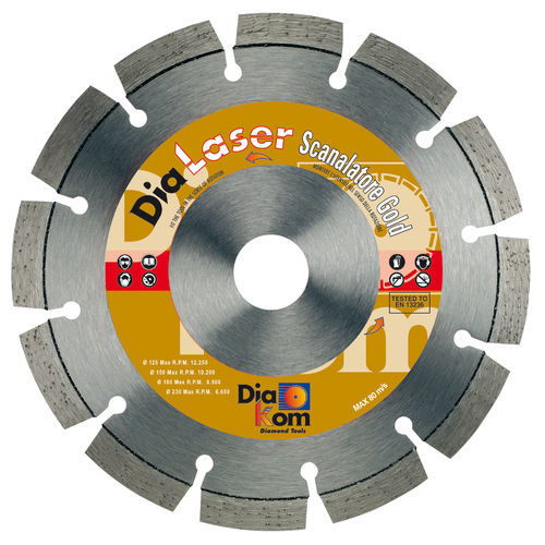Disco tronzador de metal - 135B series - DIAKOM - para hormigón / adiamantado / para materiales abrasivos