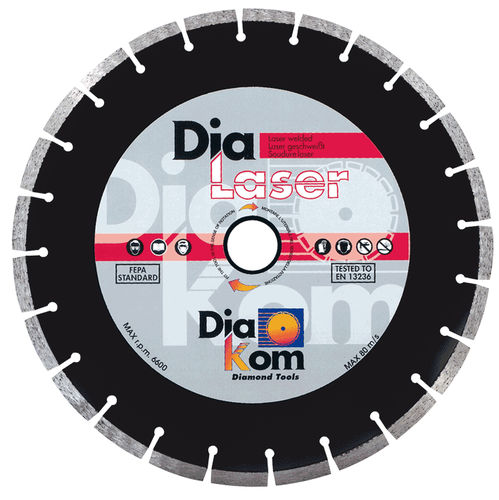 Disco tronzador de metal - 130C series - DIAKOM - para hormigón / adiamantado / para materiales abrasivos