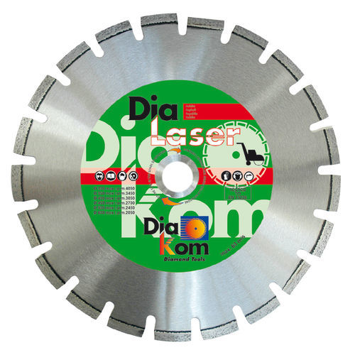 Disco tronzador de metal - 033C series - DIAKOM - para hormigón / adiamantado / segmentado