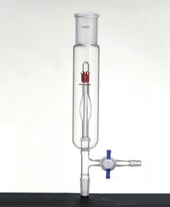 Probeta de laboratorio de vidrio - B262910 - Synthware glass - con trampa de burbujas