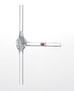 Grifo de 3 vías - S312044   - Synthware glass - de vidrio