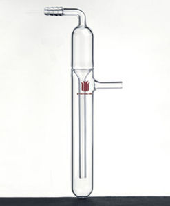 Probeta de laboratorio de vidrio - B257040L  - Synthware glass - con trampa de burbujas
