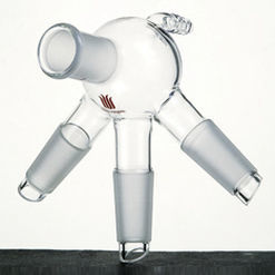 Adaptador de Laboratorio para cristalería - D682440  - Synthware glass - cabeza de destilación