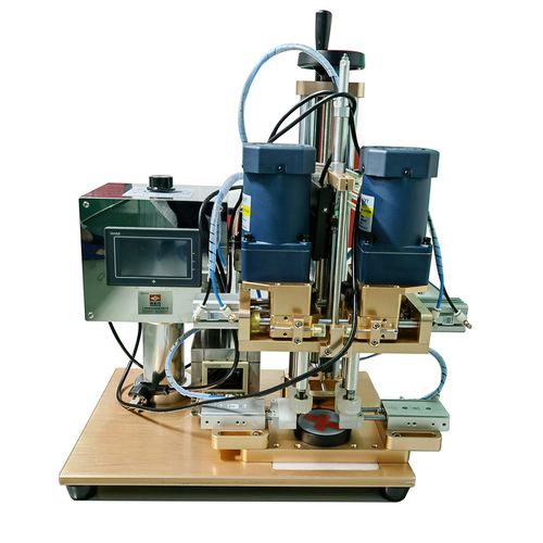 Tapadora-enroscadora lineal - SCS - Guangzhou Promake Machinery Equipment Co., Ltd. - automática / para botellas de vidrio / para botellas de plástico