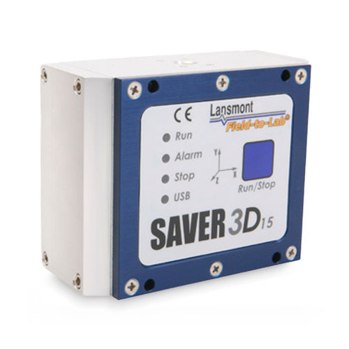 Data logger de temperatura y humedad - 3D15 - Lansmont - de vibración / de choques / de aceleración