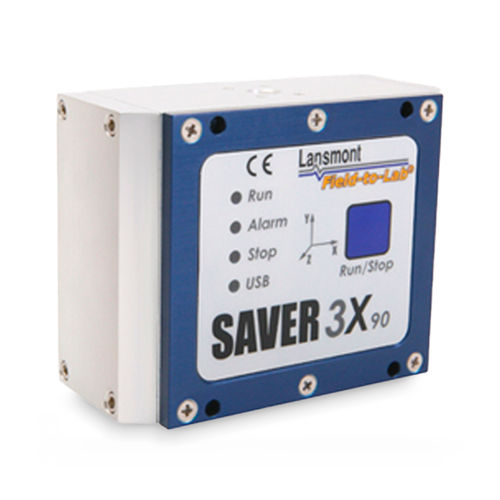 Data logger de temperatura y humedad - 3X90 - Lansmont - de vibración / de choques / de aceleración