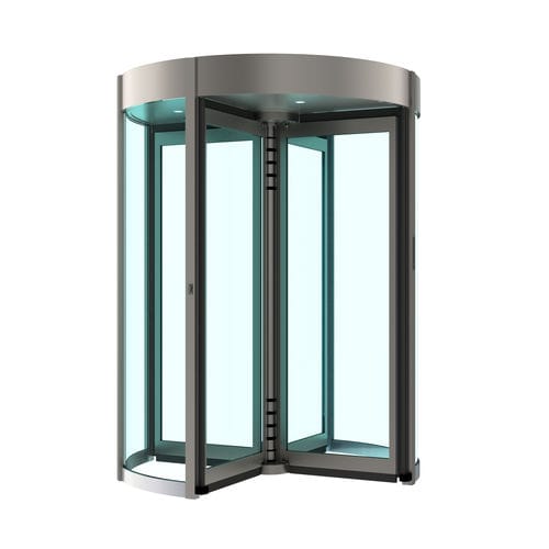 Puerta pivotante -  GLASS ROLL - Saima Sicurezza SpA - plegable / de acero inoxidable / de aluminio
