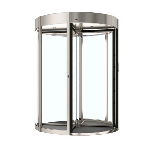 Puerta pivotante - Glass Roll 4 - Saima Sicurezza SpA - de acero inoxidable / de aluminio / acristalados