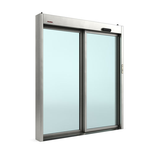 Puerta corredera - Securslide - Saima Sicurezza SpA - acristalados / para interior / automática