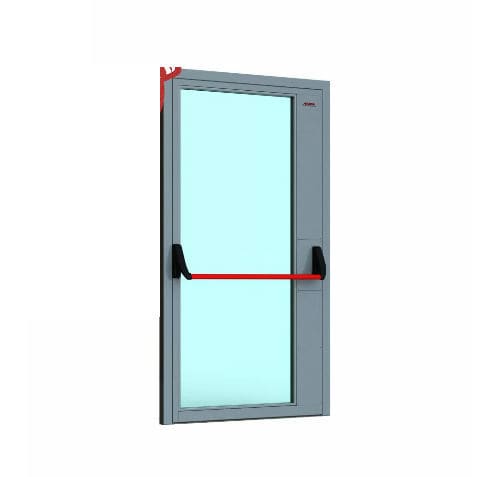 Puerta abatible - UES 366 RC4  - Saima Sicurezza SpA - acristalados / para interior / de seguridad