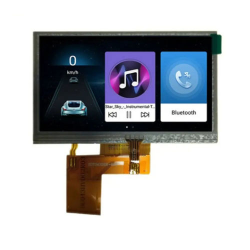 Módulo de visualización 4,3" - HG043HV002R03 - Shenzhen Hongguang Display Co., Ltd - TFT LCD / IPS / con pantalla táctil resistiva