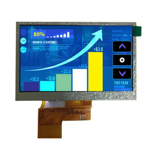 Módulo de visualización TFT LCD - HG043HV008 - Shenzhen Hongguang Display Co., Ltd - IPS / táctil / 480 x 272