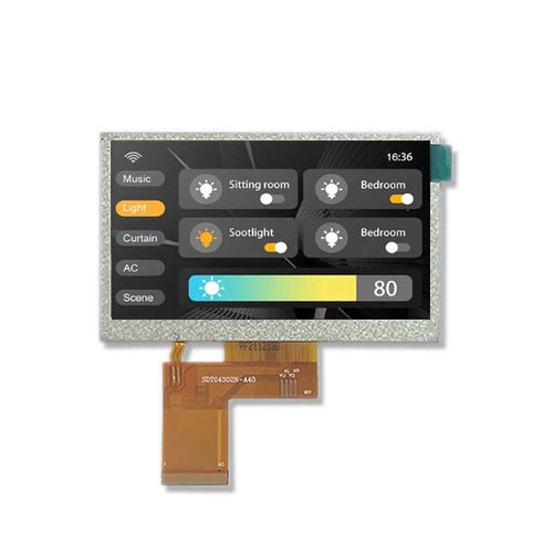 Módulo de visualización TFT LCD - HG043HV002-V1 - Shenzhen Hongguang Display Co., Ltd - IPS / 480 x 272 / 4,3"