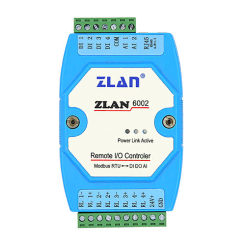 Módulo E/S digital - ZLAN6002 - Shanghai ZLAN Information Technology Co.,Ltd - analógico / RS485 / Modbus