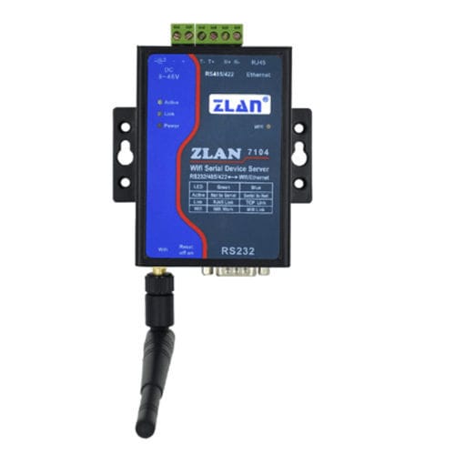 Servidor de periférico en serie - ZLAN7104 - Shanghai ZLAN Information Technology Co.,Ltd - Ethernet / industrial / embarcado