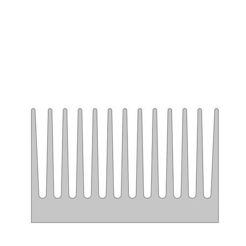 Disipador térmico de aluminio - Alutronic Kühlkörper GmbH und Co. KG - de aletas finas / extruido / para LED