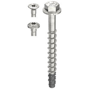 Tornillo de hormigón - MULTI-MONTI®-plus stainless steel - HECO - de cabeza avellanada / de cabeza hexagonal / de cabeza alomada