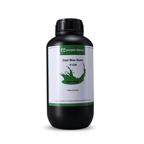 Resina para impresora 3D verde - P-CW - Shenzhen Purple Dance Technology Co., Ltd. - para odontología