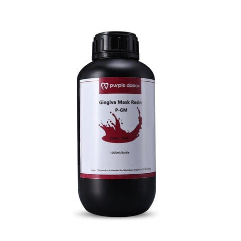 Resina para impresora 3D rosa - P-GM - Shenzhen Purple Dance Technology Co., Ltd. - para odontología