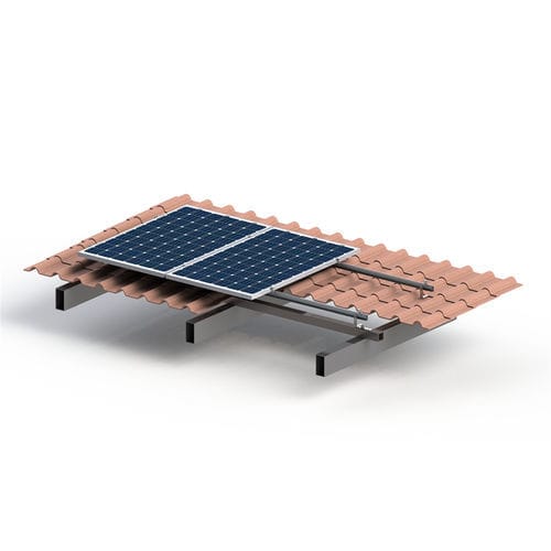 Sistema de fijación solar techo de tejas - Sun Rack solar