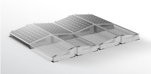 Sistema de fijación solar para cubierta plana - Sun Ballst - de hormigón