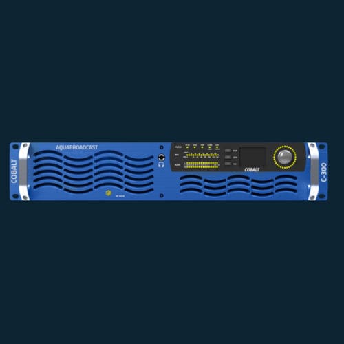 Transmisor de radio FM - Cobalt C-300 - Aqua Broadcast Limited - Ethernet / GPS / USB