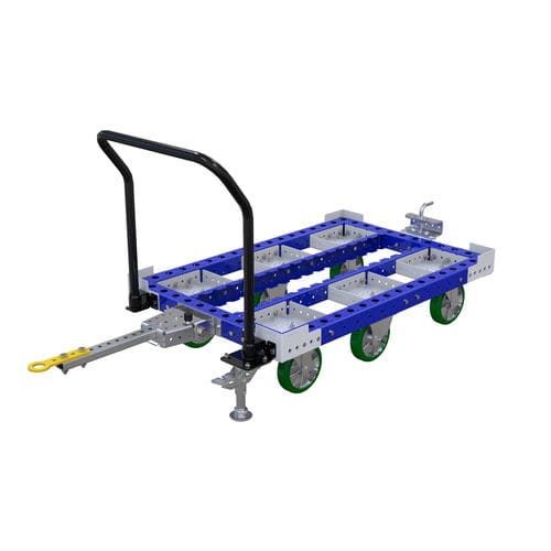 Carro de transporte - FQ-0102 - OPEX FACTORY - de acero / con paleta / de fuerte carga