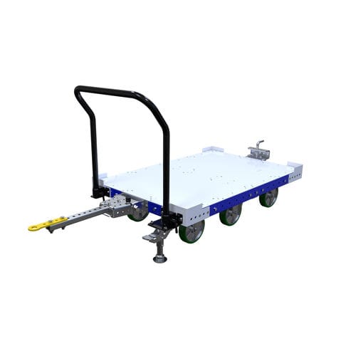 Carro de transporte - FQ-0105 - OPEX FACTORY - de acero / de plataforma / con paleta