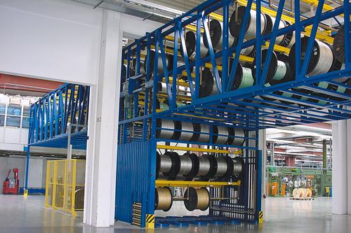 Carrusel vertical - InterMat IM-VO2.2 - Intertex Maschinenbau Ingeborg Deiss GmbH & Co. - para carretes / para enrollacable