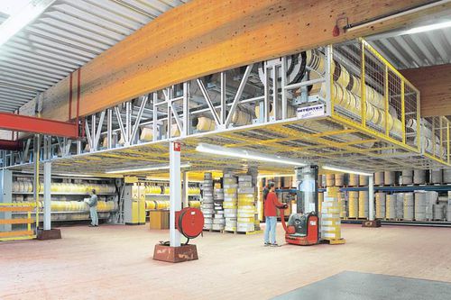 Carrusel vertical - InterMat IM-VO2.1 - Intertex Maschinenbau Ingeborg Deiss GmbH & Co. - para rollos