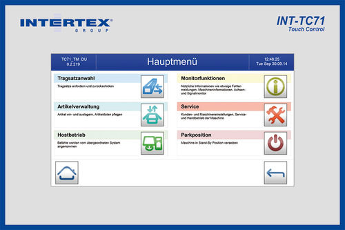 Software de gestión de almacenes WMS - INT-WM - Intertex Maschinenbau Ingeborg Deiss GmbH & Co. - de mando / de ERP / para almacenamiento automático