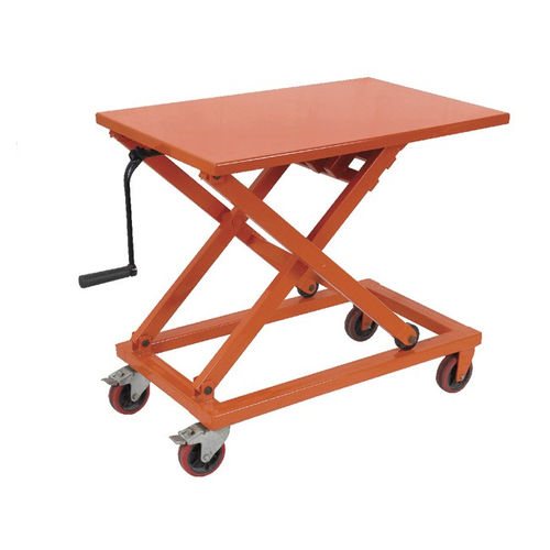 Mesa elevadora de tijera - TH series - SANTSAI MACHIENRY - mecánica / móvil / para preparación de pedidos
