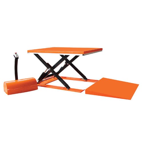 Mesa elevadora de tijera - ETY1001-2002 - SANTSAI MACHIENRY - hidráulica / estacionaria / para cargas pesadas