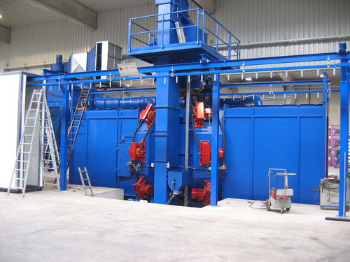 Granalladora con gancho - CAPSOR&reg; - RUMP STRAHLANLAGEN GmbH & Co. KG - para metal / automática