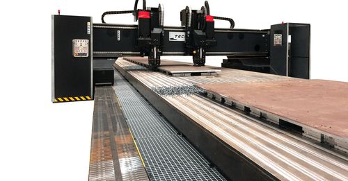 Máquina de mecanizado 3 ejes - TRF series - TECOI | Advanced Plate Processing Systems - vertical / de fresado / de taladrado