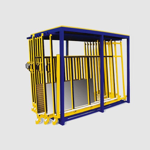 Almacén automático vertical - HEGLA Fahrzeugbau GmbH&Co.KG - para chapas / compacto