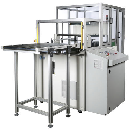 Máquina de corte de cuchilla - Lescuyer Villeneuve - para caucho / de paneles / automática