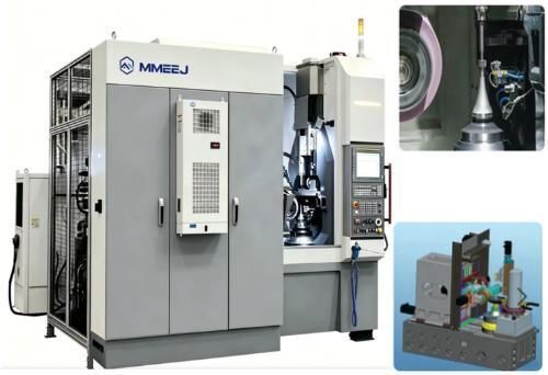 Rectificadora para engranajes - YK7210 - Kirbach Werkzeuge - vertical / CNC / 4 ejes