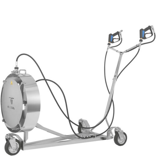 Limpiador de alta presión móvil - Hurricane Pro - Mosmatic AG - de acero inoxidable