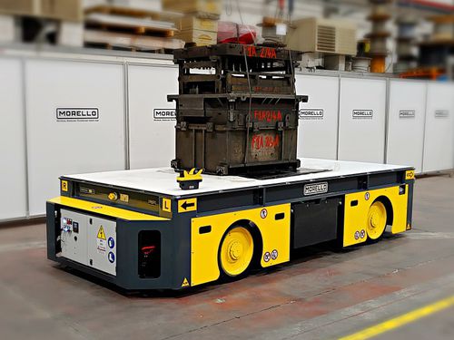Carro de transferencia de manipulación - MORELLO USA - para cargas pesadas / alimentado por batería