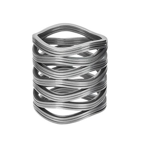 Muelle de disco de compresión - Zhejiang Lisheng Spring Co., Ltd. - enrollado / ondulado / de hilo plano