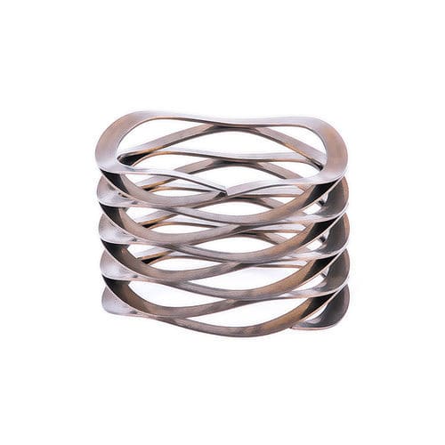 Muelle de compresión - Zhejiang Lisheng Spring Co., Ltd. - ondulado / de hilo plano / de acero inoxidable