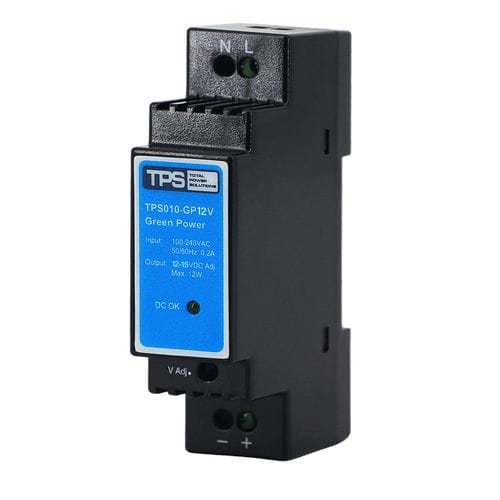 Alimentación eléctrica en riel DIN - TPS010-GP12V - TPS Elektronik GmbH - AC/DC / de dos salidas / monofásica
