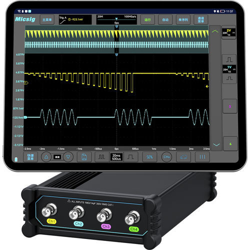 Osciloscopio digital - VATO2004 - TPS Elektronik GmbH - de sobremesa / multivía / de 4 canales