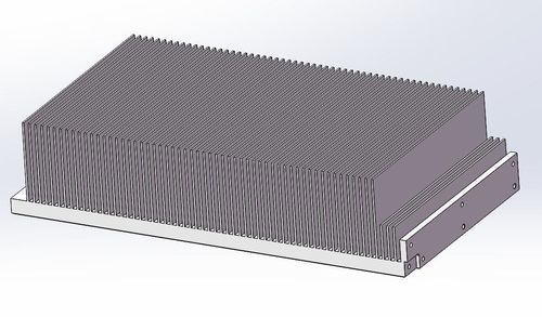 Disipador térmico de aluminio - Aluminium Profile (HFX) - TPS Elektronik GmbH - de aluminio anodizado / de potencia / fresado y taladrado por CNC
