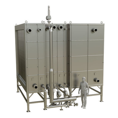 Calefactor de aire - ANYTHERM AG - con aletas / de vapor / de acero inoxidable