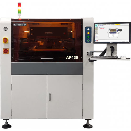 Máquina de serigrafia automática - AP435 - AUTOTRONIK-SMT GmbH - de pasta de soldadura / PCB / en tiempo real
